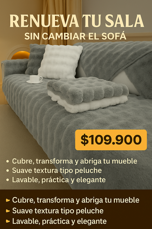 ✨☁️Cubrelecho Tipo Nube Para Sofa ☁️✨