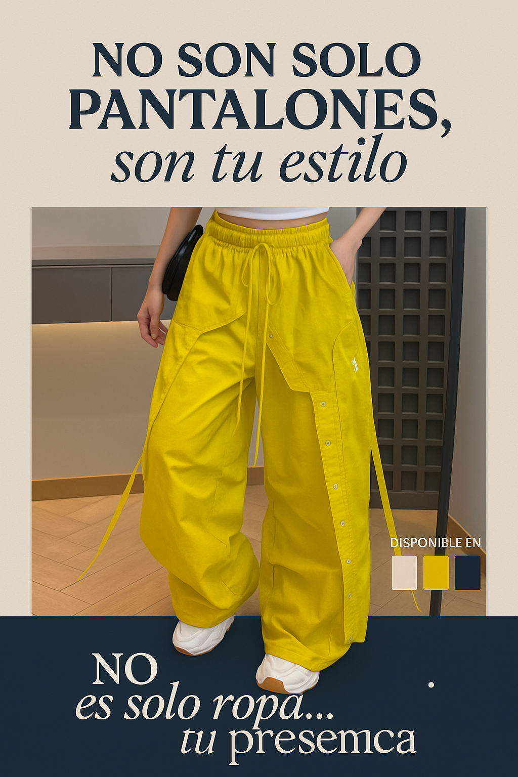 Pantalón Urban Corean Full🤍💛✨