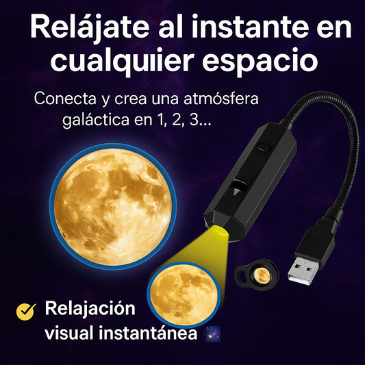 Mini Proyector LED - GALAXIAS ESTELLARES 🌌✨