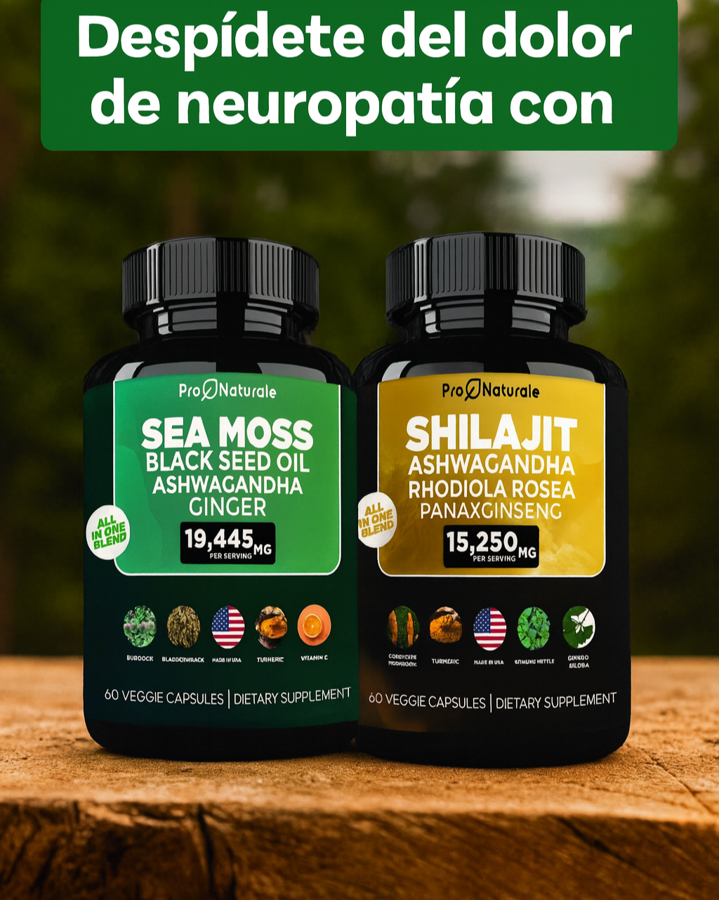 Dúo Vitalidad Total – Sea Moss + Shilajit Despídete del Hormigueo y Entumecimiento