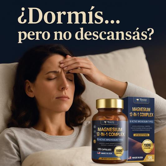 Magnesio 12 En 1 - Noches tranquilas 🛏️🌑✨