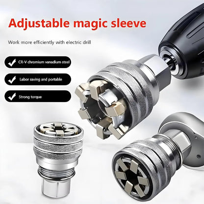 Llave Ajuste-Compatible con taladros y atornilladores