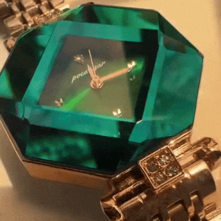 💚 POEDAGAR Verde Esmeralda 💎 Elegancia que brilla en tu muñeca ✨