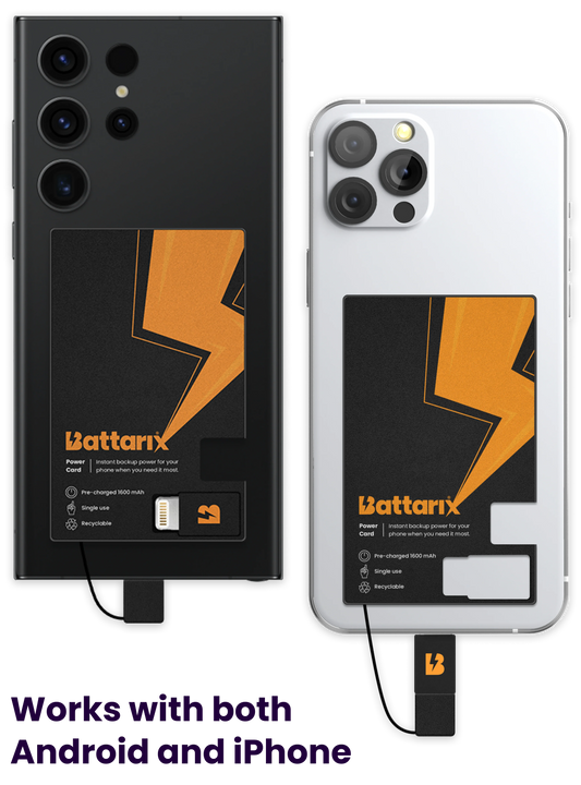Tarjeta de poder Battarix - Bolsillo 🪫🔋📱✨