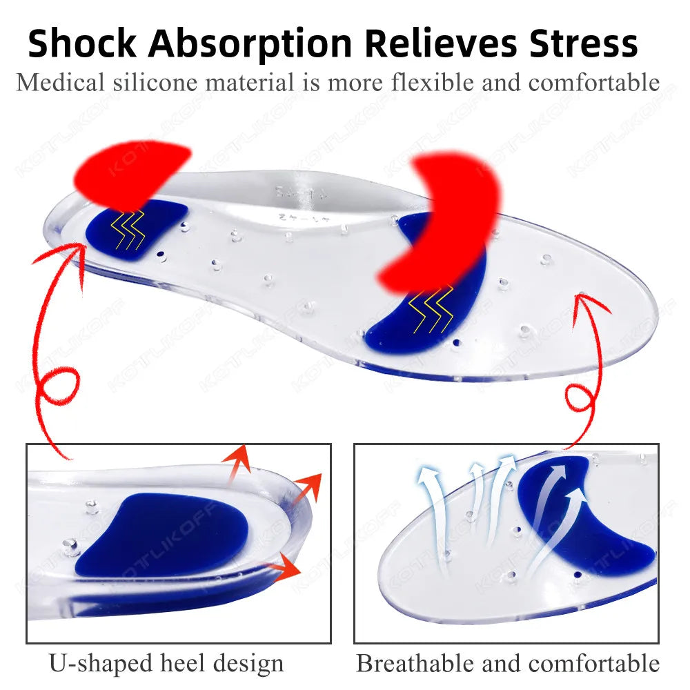 StepPro Comfort - Plantilla ortopédica de silicona médica 👣