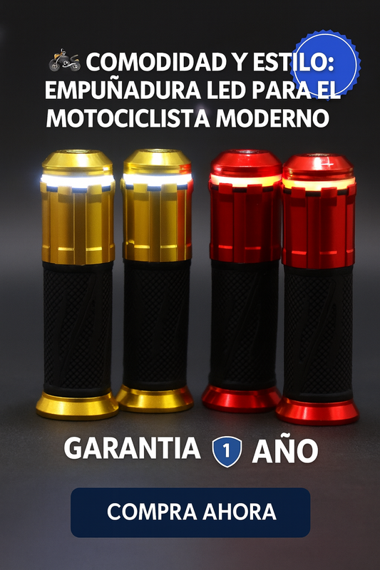 Empuñadura LED Elite-💡 ¡Acelera con estilo! Luces LED para una conducción más segura