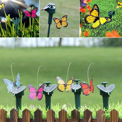 Mariposas Solares 🦋 Vuelo Mágico para tu Jardín