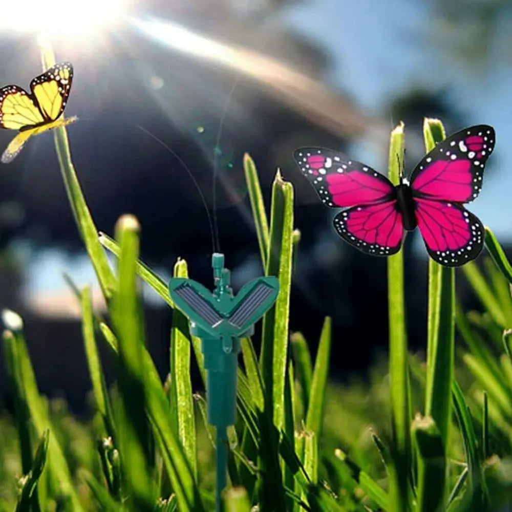 Mariposas Solares 🦋 Vuelo Mágico para tu Jardín