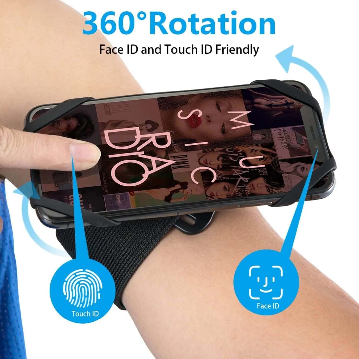 RunFit - Brazalete para Teléfono UNIVERSAL