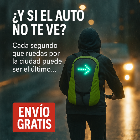MOCHILA DE SEÑAL LUZ LED