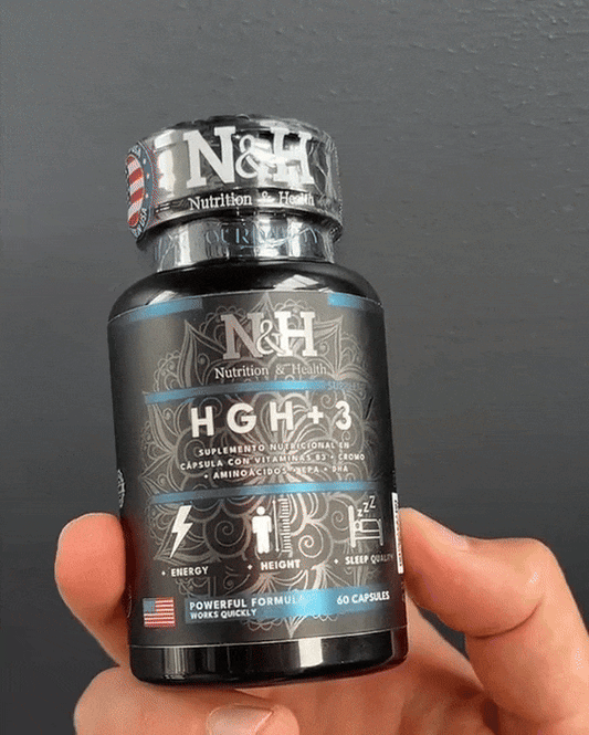 💥 HGH+3 Crece Más Rápido | Energía, Estatura y Sueño Profundo 💊🔥