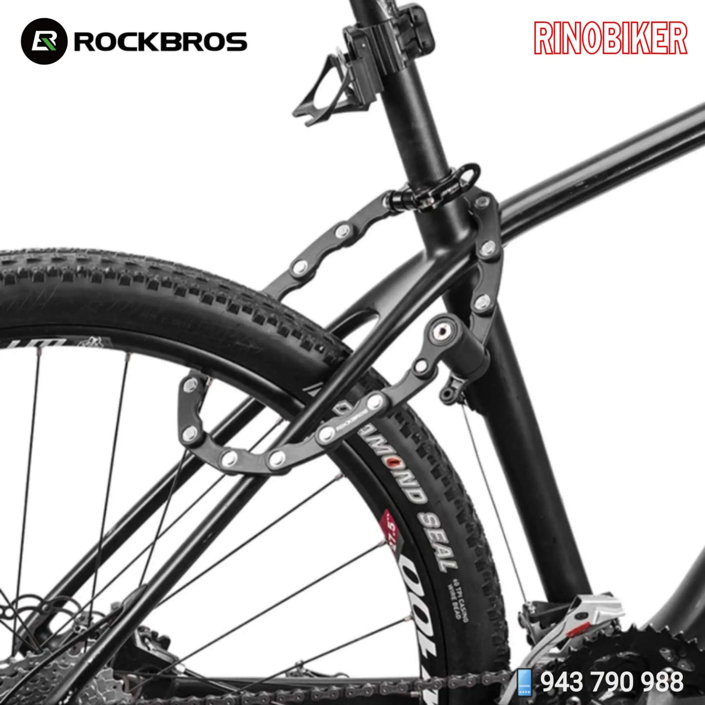 RockLock™-Máxima seguridad contra robos, con diseño robusto, resistente cuenta con alarma