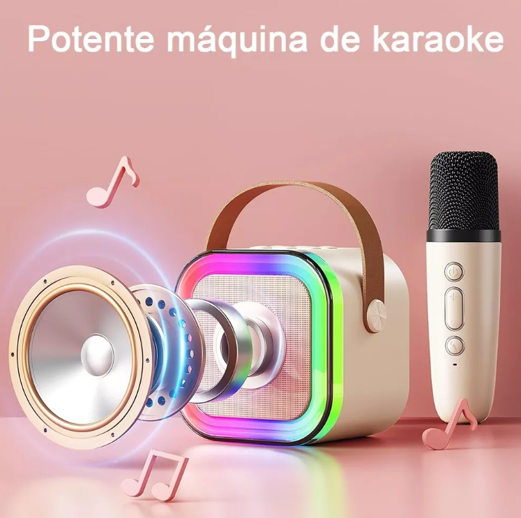 CantaParty - Karaoke Bluetooth con Parlante RGB