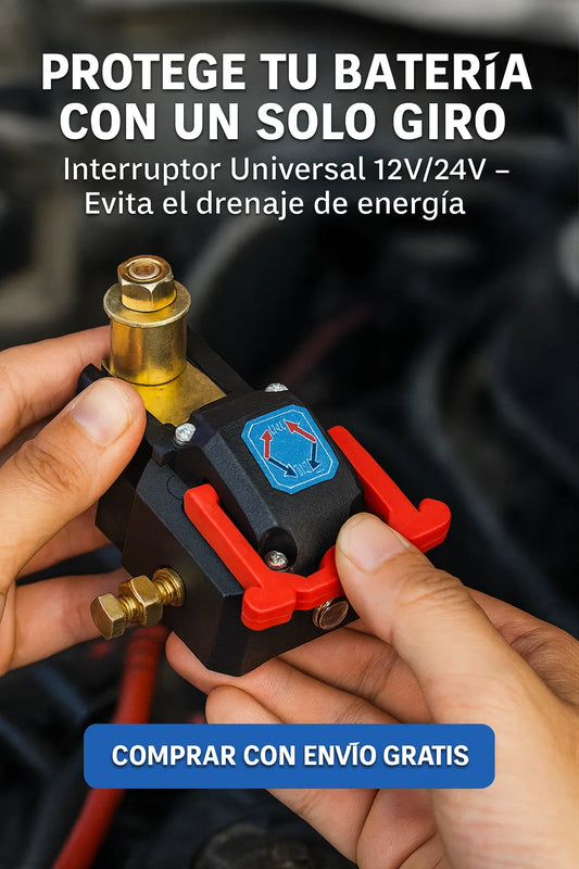 PowerLock AutoCut™-Corta la corriente, protege tu batería… y nunca más te quedarás varado