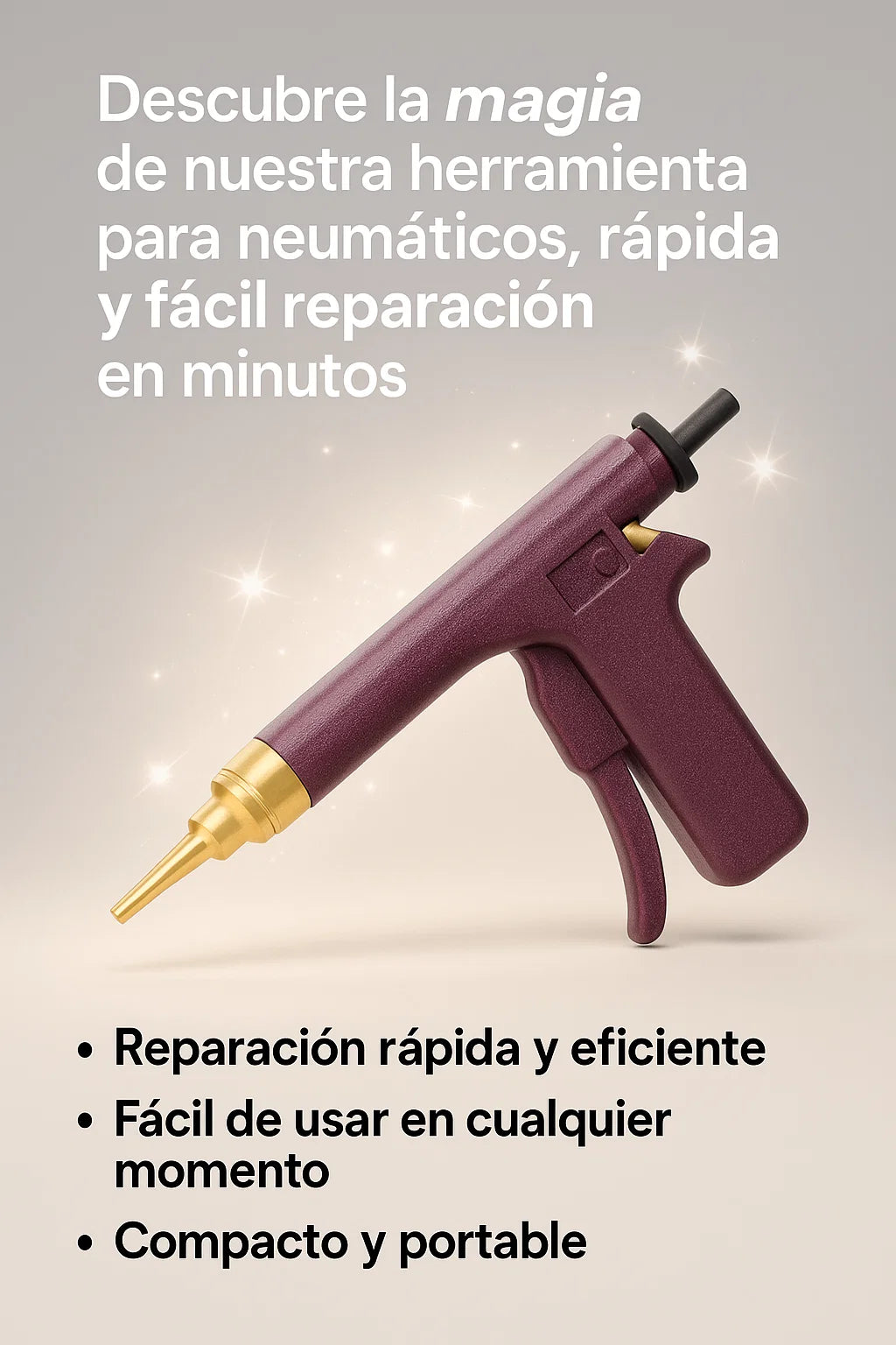 QuickFix neumatic-"¡Repara en segundos, listo para continuar tu viaje!" 🚗💨