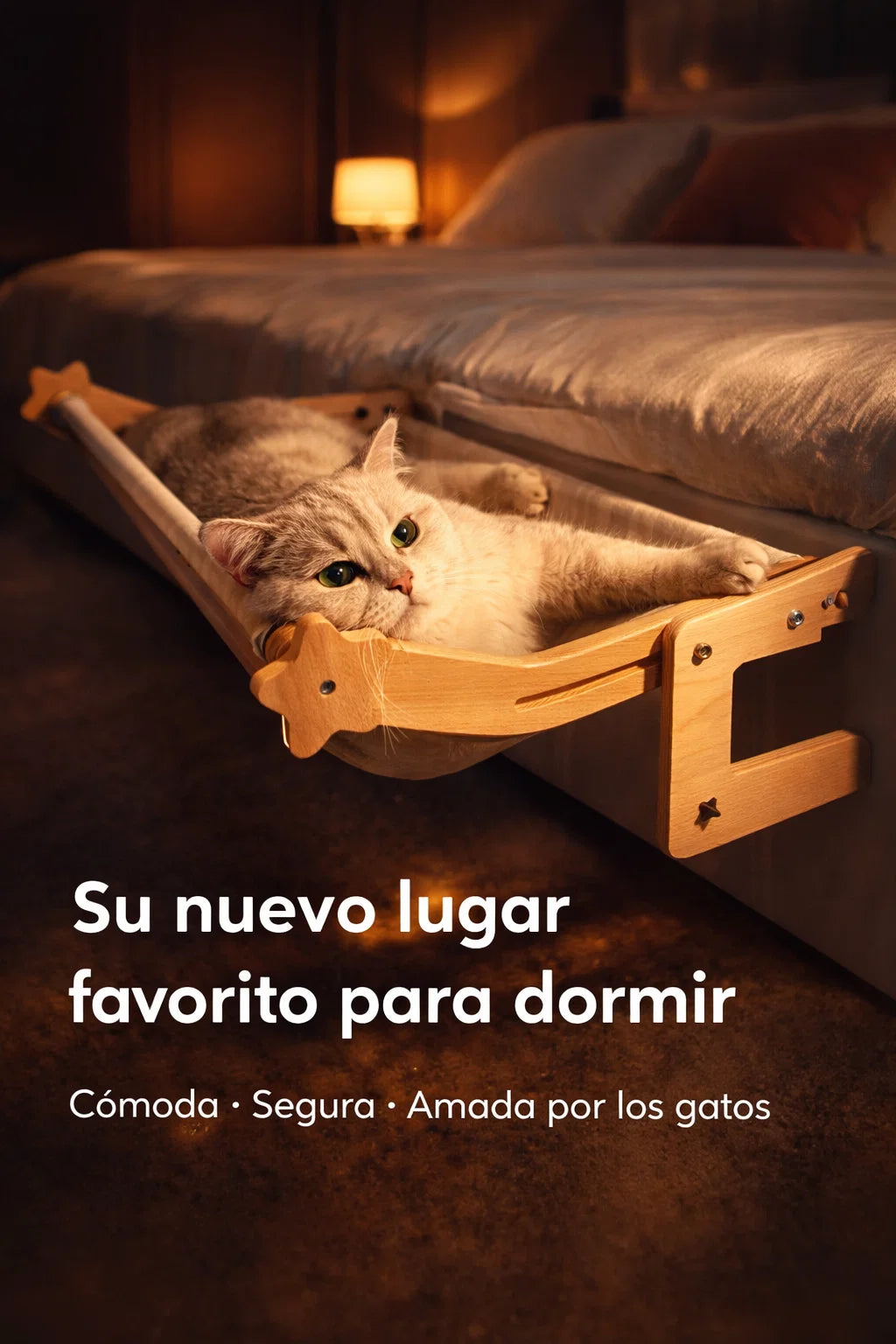 🐈🛏️Hamaca Lateral para Gatos - cómodos a tu lado