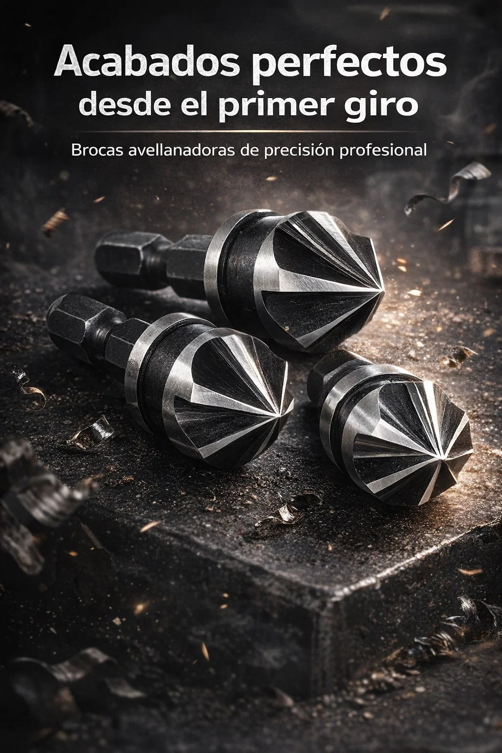 juego de brocas avellanadoras🧰⚙️