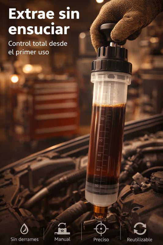 Extractor de Fluidos 🔧 Cambia aceite sin ensuciar ni desmontar