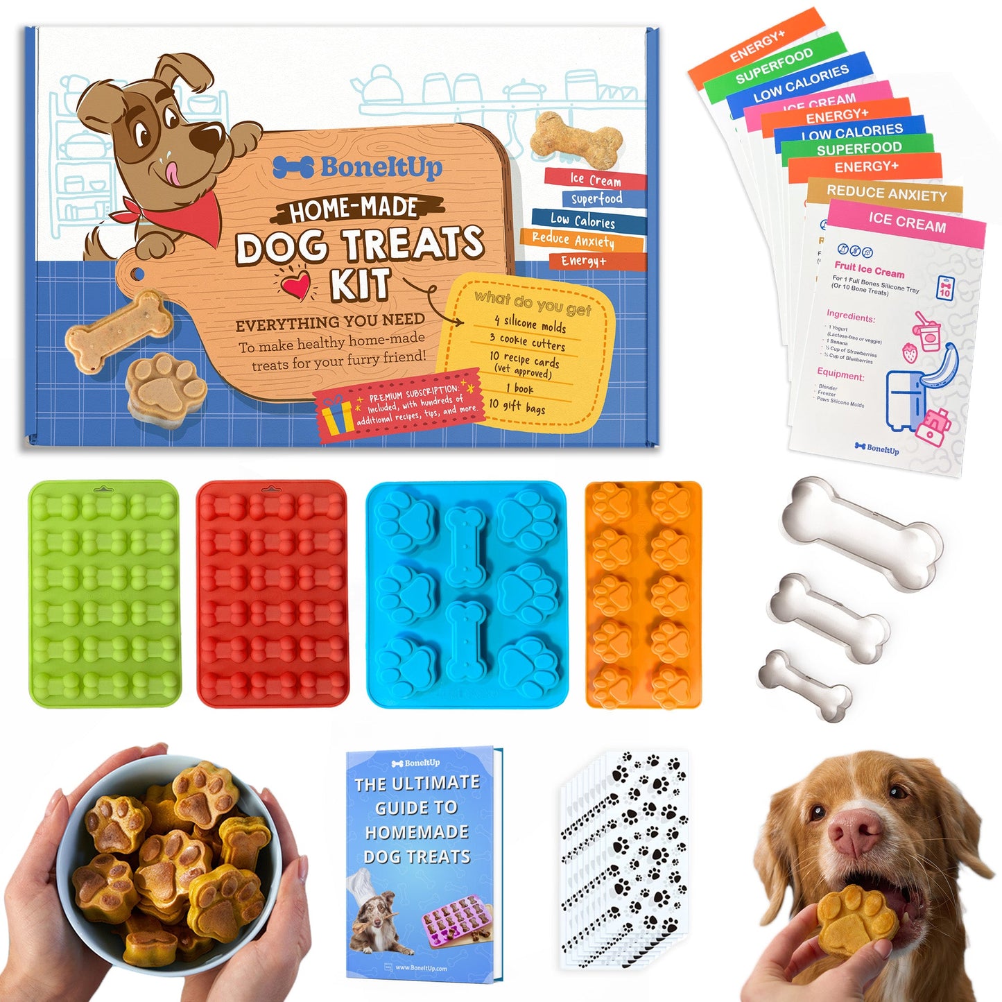 Kit de golosinas caseras para perros BoneItUp®